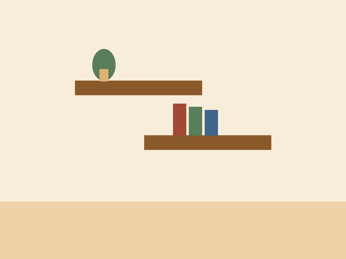 Hang the shelf