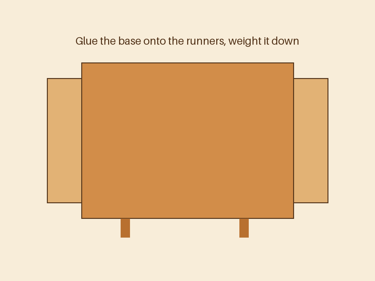 Attach the base to the runners